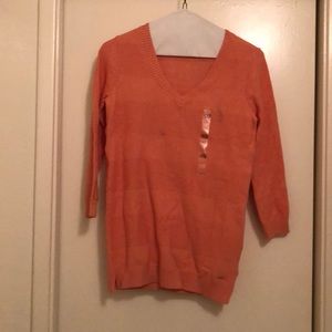 Peach/orange sweater